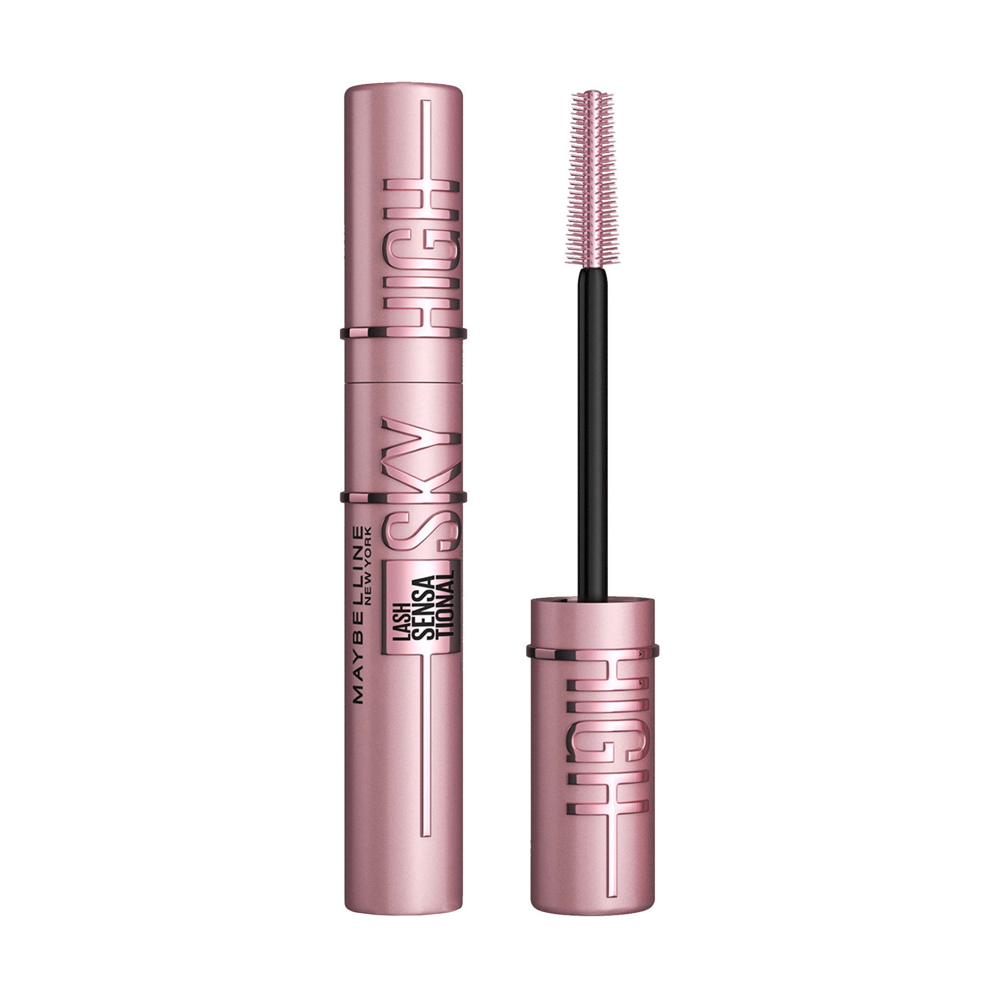 Туш для подовження вій Maybelline New York Lash Sensational Sky High, чорна, 7.2 мл